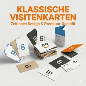 Klassische Visitenkarten