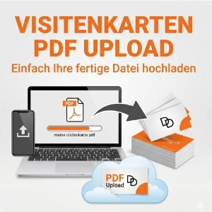 Visitenkarten mit PDF Upload